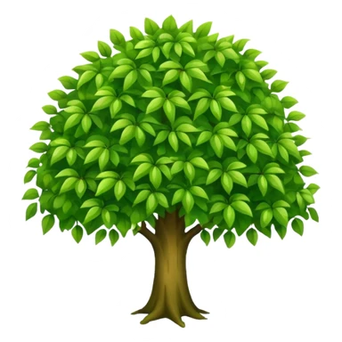 summer tree sticker