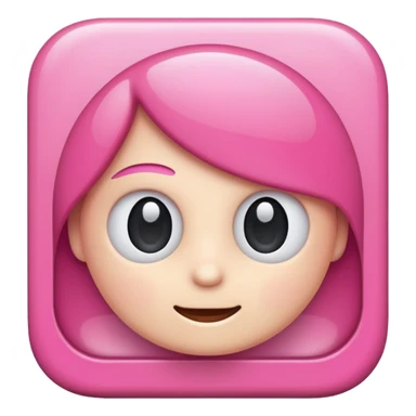 zoom app for meeting pink icon sticker