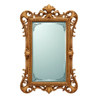 Good ventage mirror  sticker