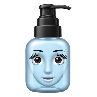 eyelash shampoo bottle sticker