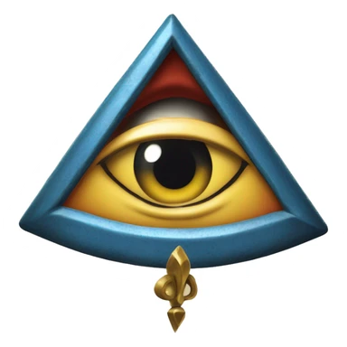 Draw an masonic "all-seeing eye" as 1930s-character design like “Rubber hose animation” such as Betty Boop, Looney Tunes Bosko, Cuphead video game sticker