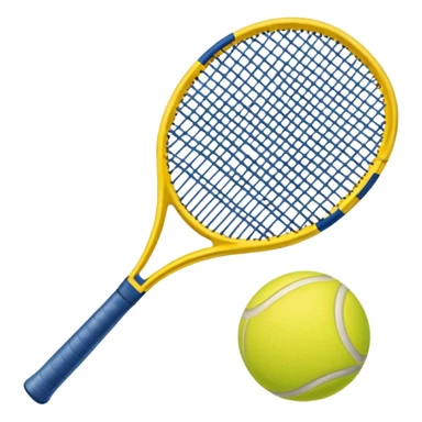 padel a racket with a yellow tennis ball sticker