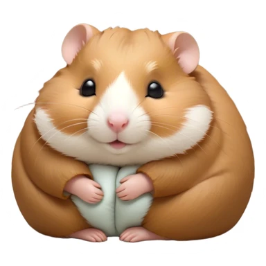 Meme-Worthy Cute Sleeping Brown Hamster Portrait Emoji, Head resting peacefully with a contented smile, showcasing a delightfully compact build and a luxuriously soft rich brown coat, eyes shut in a serene nap, Simplified yet hilariously adorable features, highly detailed, glowing with a soft, drowsy light, high shine, relaxed and utterly lovable, stylized with an air of playful laziness, bright and heartwarming, soft glowing outline, capturing the essence of a comically sleepy hamster, so meme-worthy it feels like it could instantly become the next viral sensation of adorable slumber! sticker