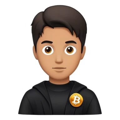 lego homme vêtement noir bitcoin sticker