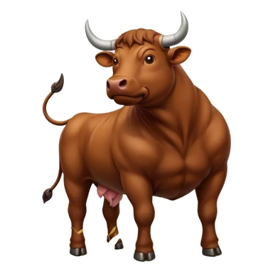 Bull sticker