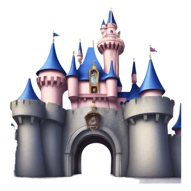 Disneyland Paris castle sticker