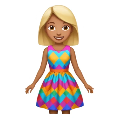 just carnival costume,colorfull dress sticker