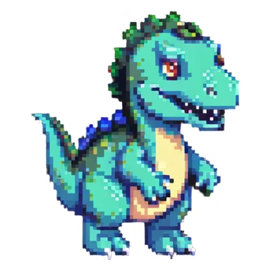 dinosaur with big toes sticker