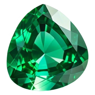 Cinematic Realistic Emerald Emoji, Deep and lush, with a vibrant green hue that catches light, creating a brilliant, sparkling effect across its polished surface. The facets of the gem catch the light in rich, deep reflections, radiating a sense of luxury and nature. Soft glowing outline, capturing the essence of natural beauty and timeless elegance in a vivid emerald. sticker