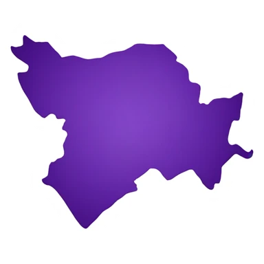 azerbaijani map in purple color sticker