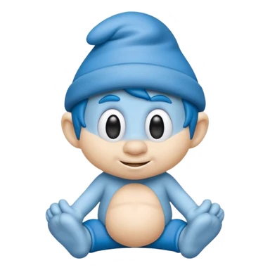smart smurf  sticker