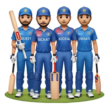 Virat Kohli and rohit sharma and ms dhoni sticker