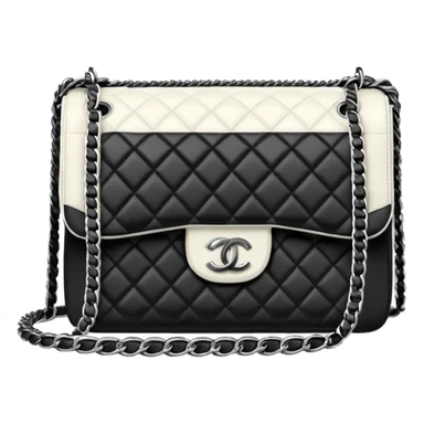black and white le boy chanel bag sticker