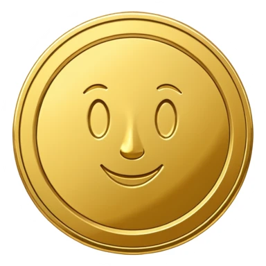 gold coin sticker