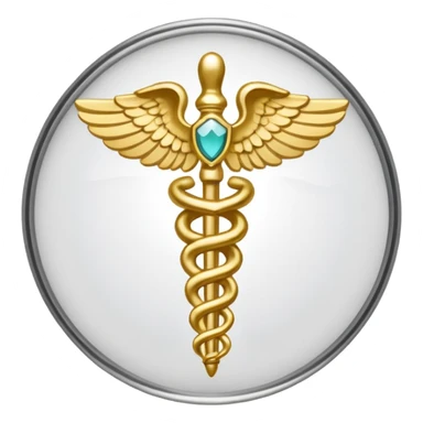 Images for the adaptive pack must be monochrome with transparency for correct display --  gold caduceus sticker