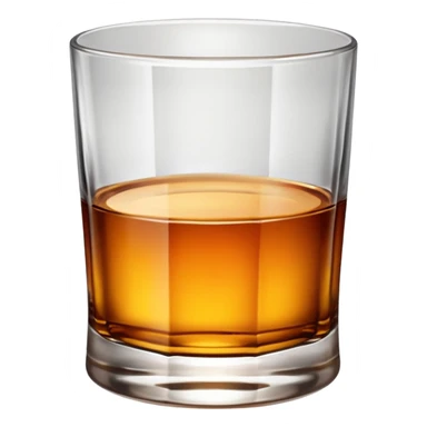 glass of whiskey, no splashes sticker