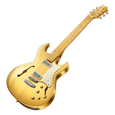 cinematic-realistic-guitar,-polished-metal,-warm-golden-reflections-dancing-along-its-surface,-soft-hands-carefully-positioned-over-the-keys,-glowing-with-an-elegant-and-airy-charm. sticker