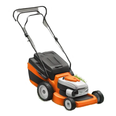 Lawn mower sticker