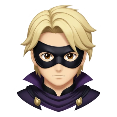 masked character Cid Kagenou from The Eminence in Shadow anime sticker