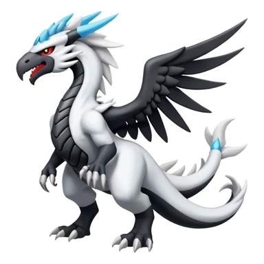 Zekrom-Reshiram-Fakémon-hybrid-creature (full body)  sticker