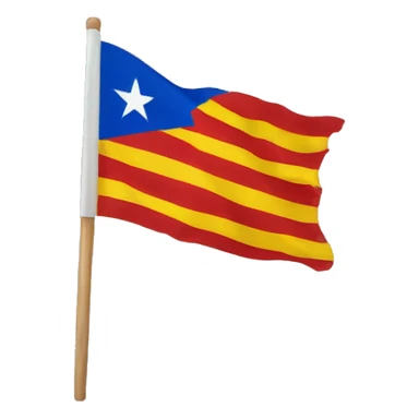estelada (flag of the catalan independentists) sticker