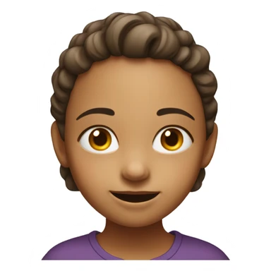 a girl having stunning emotion sticker