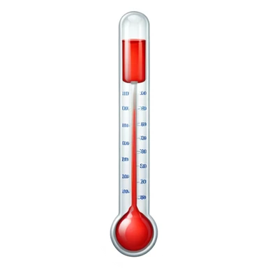 classic glass thermometer sticker