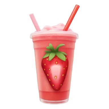 Strawberry boba sticker