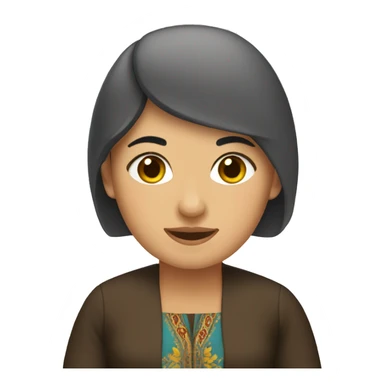 uzbekistan woman sticker