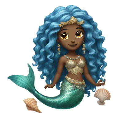 a greek mermaid  sticker