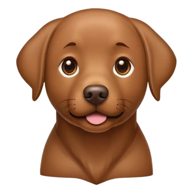 Red Labrador  sticker