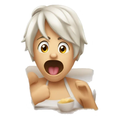 emoji enfadado sacando la lengua  sticker