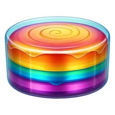 Transparent Jelly Cake sticker