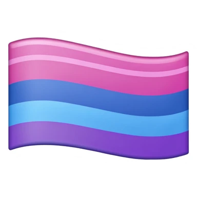 A bisexual flag sticker