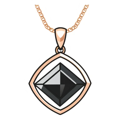 elegant rose gold diamond jewelry piece sticker