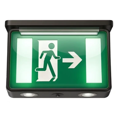Emergency Exit Sign sticker
