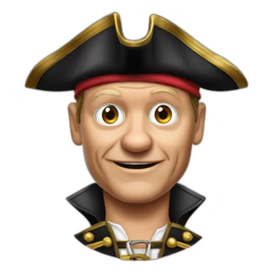 Olaf Scholz pirate sticker