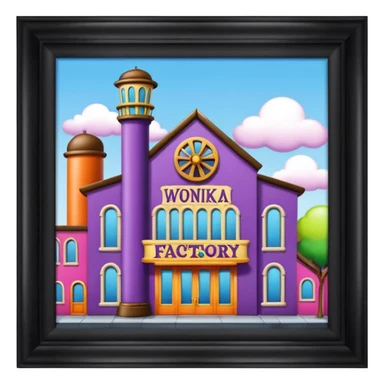 Wonka factory store sticker