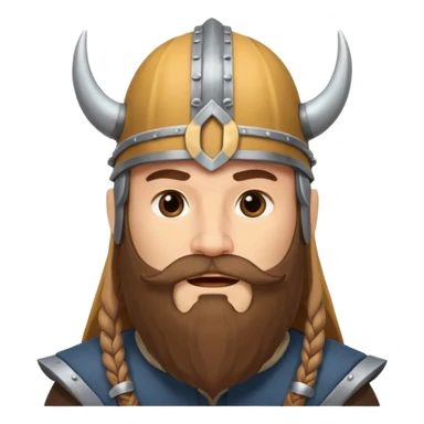 businessman with viking helmet sticker