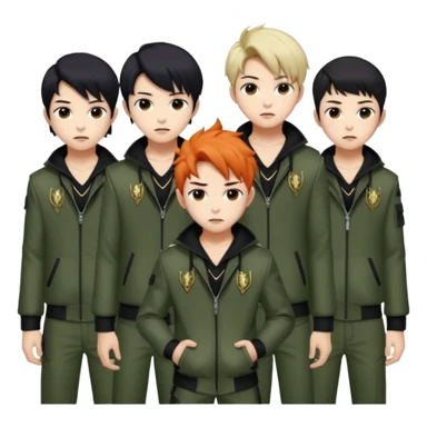 Rumi Mira Zoey Jinu Abby Saja Baby Saja From K-pop Demon Hunters Saja Boys & Hunters/X sticker