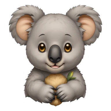 Koala with earrings sticker