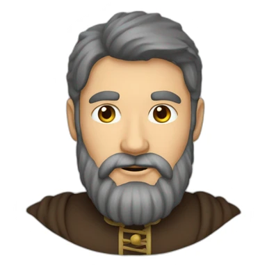 Homme-chauve-avec-une-legère-barbe-et-des-cernes sticker