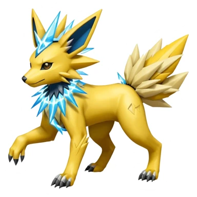 Mechanical Manectric-Zeraora-Jolteon-Fakémon-Pokémon-creature-fusion (full body) sticker