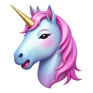 Cinematic Cute Yawning Unicorn Pony Portrait Emoji, Head tilted slightly with a dramatic, wide-open yawn, showcasing a petite, softly glowing form with a gently drooping mane, a subtle, shimmering horn and sleepy, half-closed eyes, Simplified yet irresistibly adorable features, highly detailed, glowing with a soft, cozy pastel glow, high shine, relaxed yet expressive, stylized with a dash of whimsical enchantment, soft glowing outline, capturing the essence of a drowsy yet affectionate unicorn pony that appears ready to stretch and yawn its way off the screen! sticker