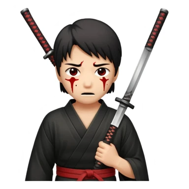 Faz o quê tomando uma facada de katana  sticker