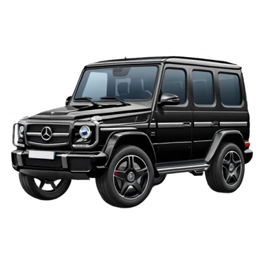 Black Mercedes G-Wagon sticker