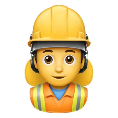 Construction hardhat sticker
