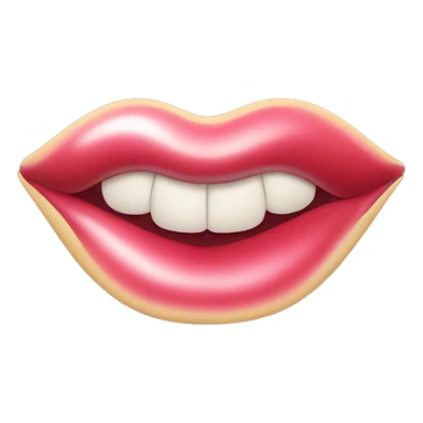 Lip kiss sticker