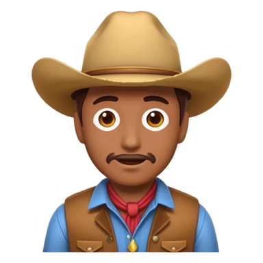 Slack emoji cowboy developer going crazy with deploy to master sticker