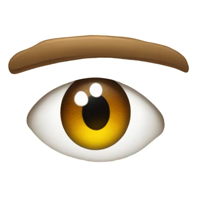 Eye twitch triggered emoji sticker